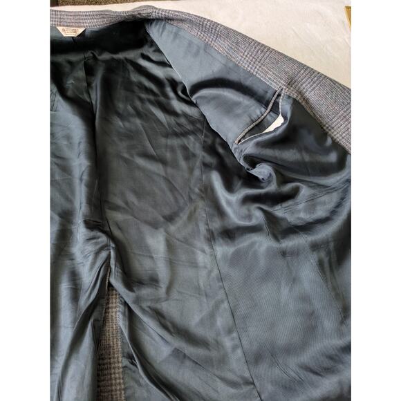 Vintage‎ Hunt Valley Wool Blazer Mens 42R Sportscoat Office Tweed Business USA - Picture 12 of 14